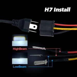 H7 LED SET LEĆA VENTILATOR 80/100W 9-30V